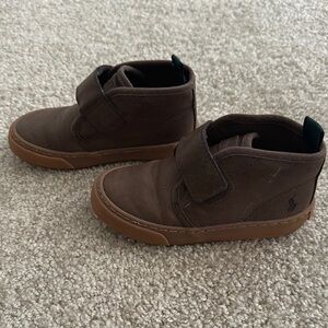 Kids POLO Ralph Lauren Brown Velcro Shoes